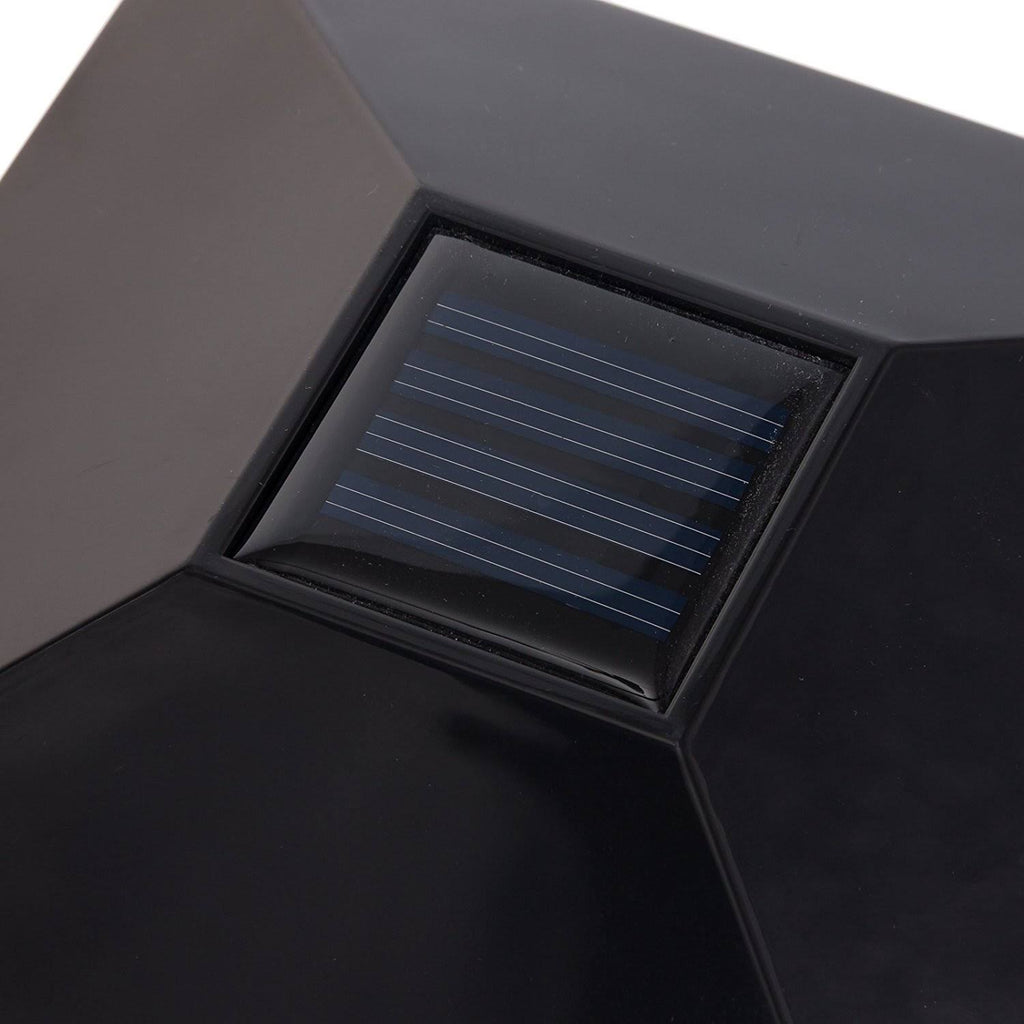 8 Pack Low Profile LED Solar Post Cap Lights for 4 x 4 Wood Posts Black R787628