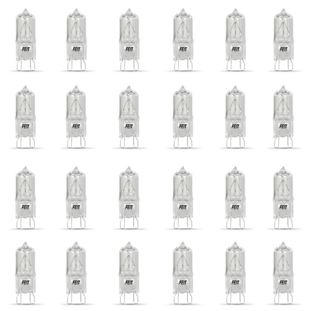 35-Watt Bright White T4 G9 Bi-Pin Base Dimmable Decorative Halogen Light Bulb (24-Pack) L38205