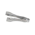 48ct 8.5x22 Silver Disposable Plastic Serving Tongs F951