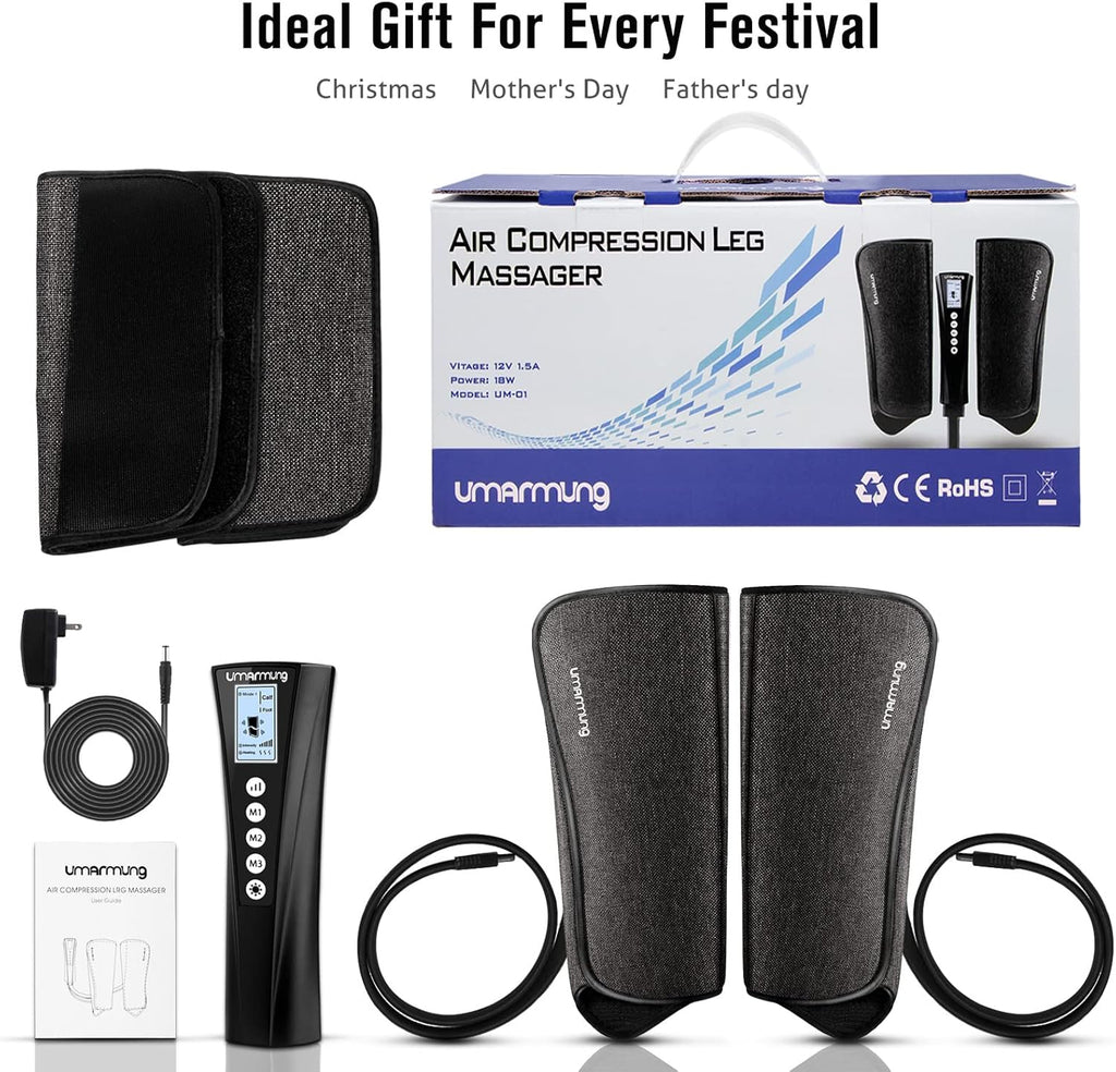 Air Compression Calf Massager with Heat E617355