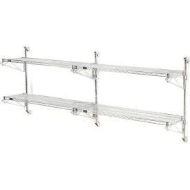 Wall Mount Wire Shelving 2-Shelf Add-On X242