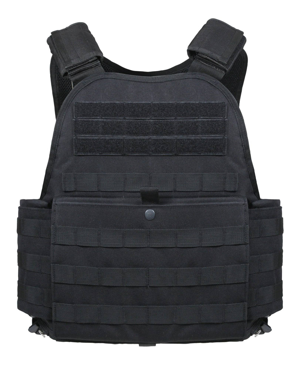 Black Molle Plate Carrier Vest A695
