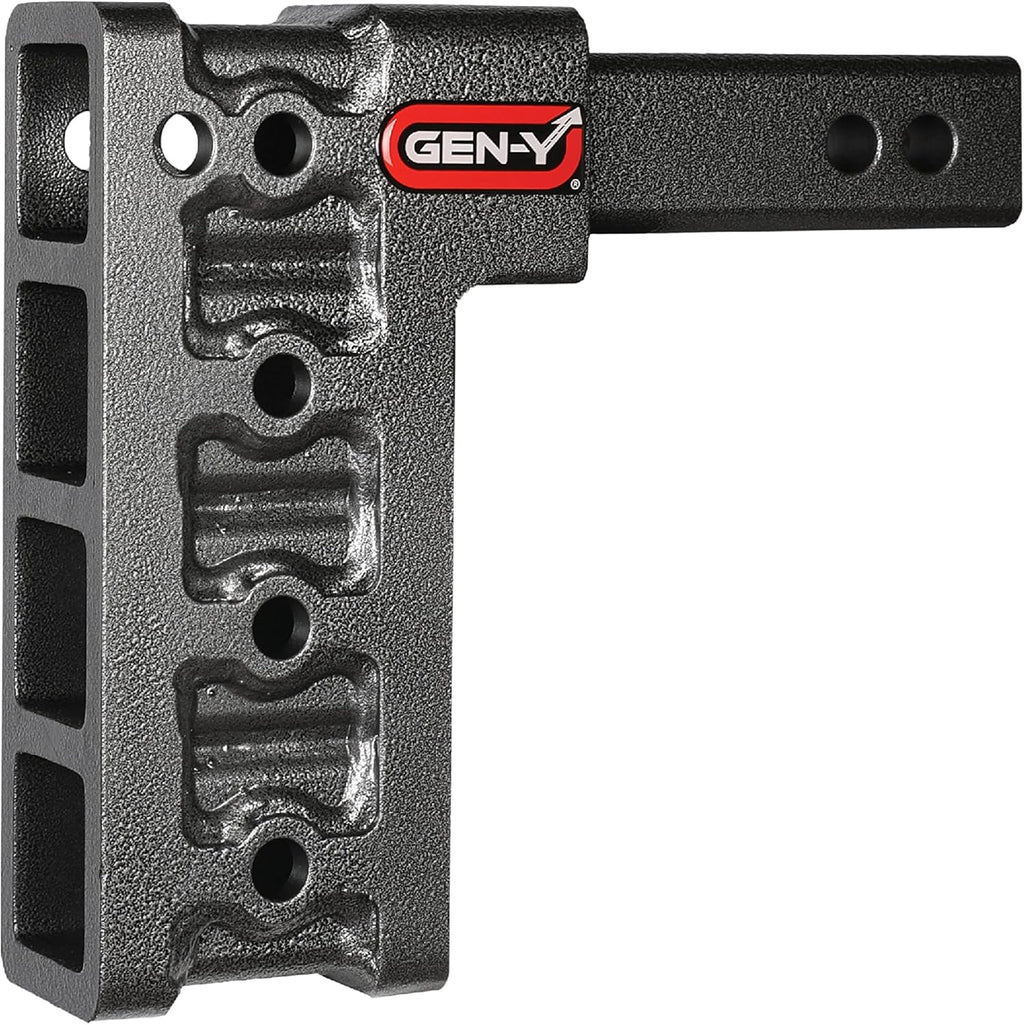 Dual Receiver Hitch with 7.5" Rise or Drop, 10,000 Pounds Capacity Q888