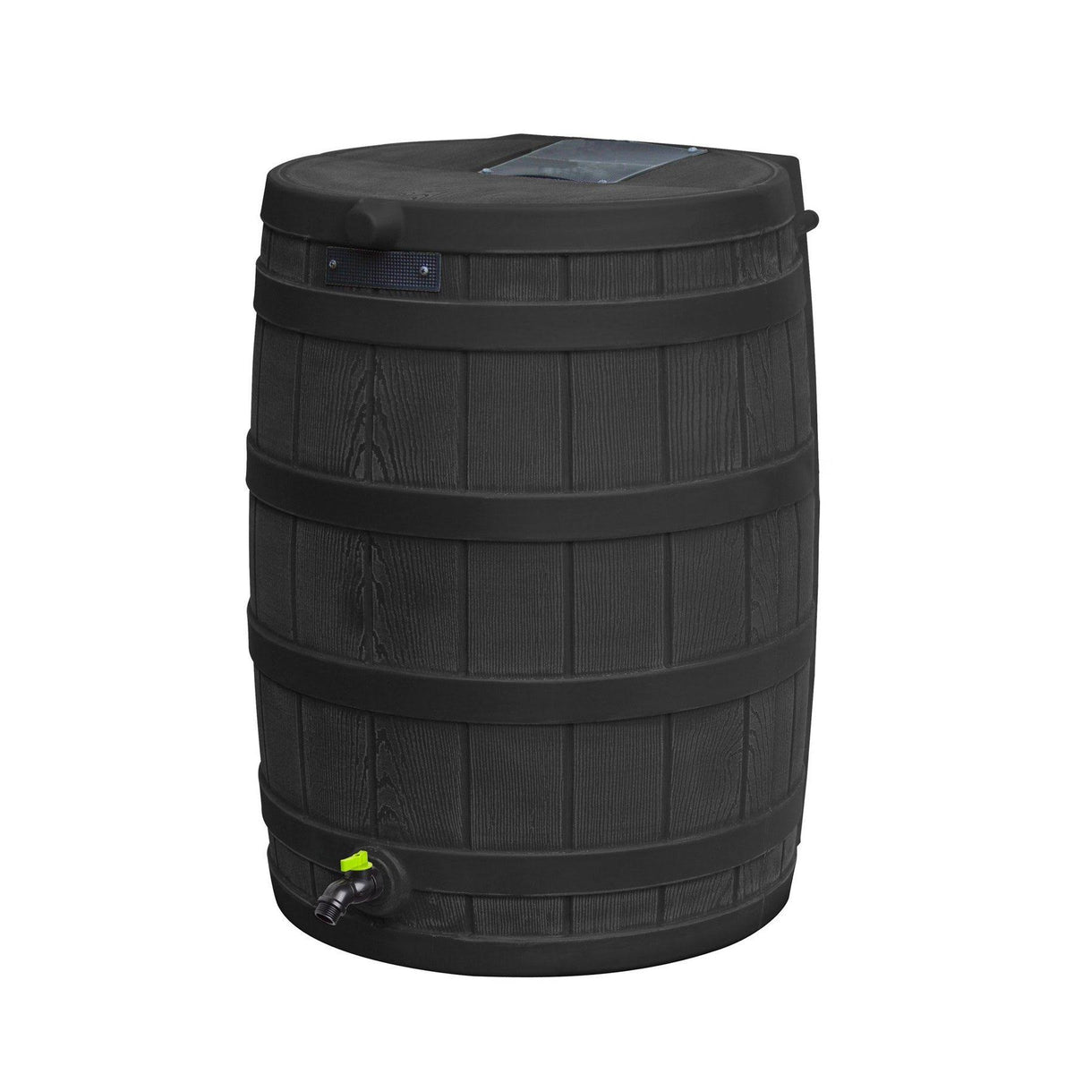Black 50 Gallon Rain Barrel Q55568