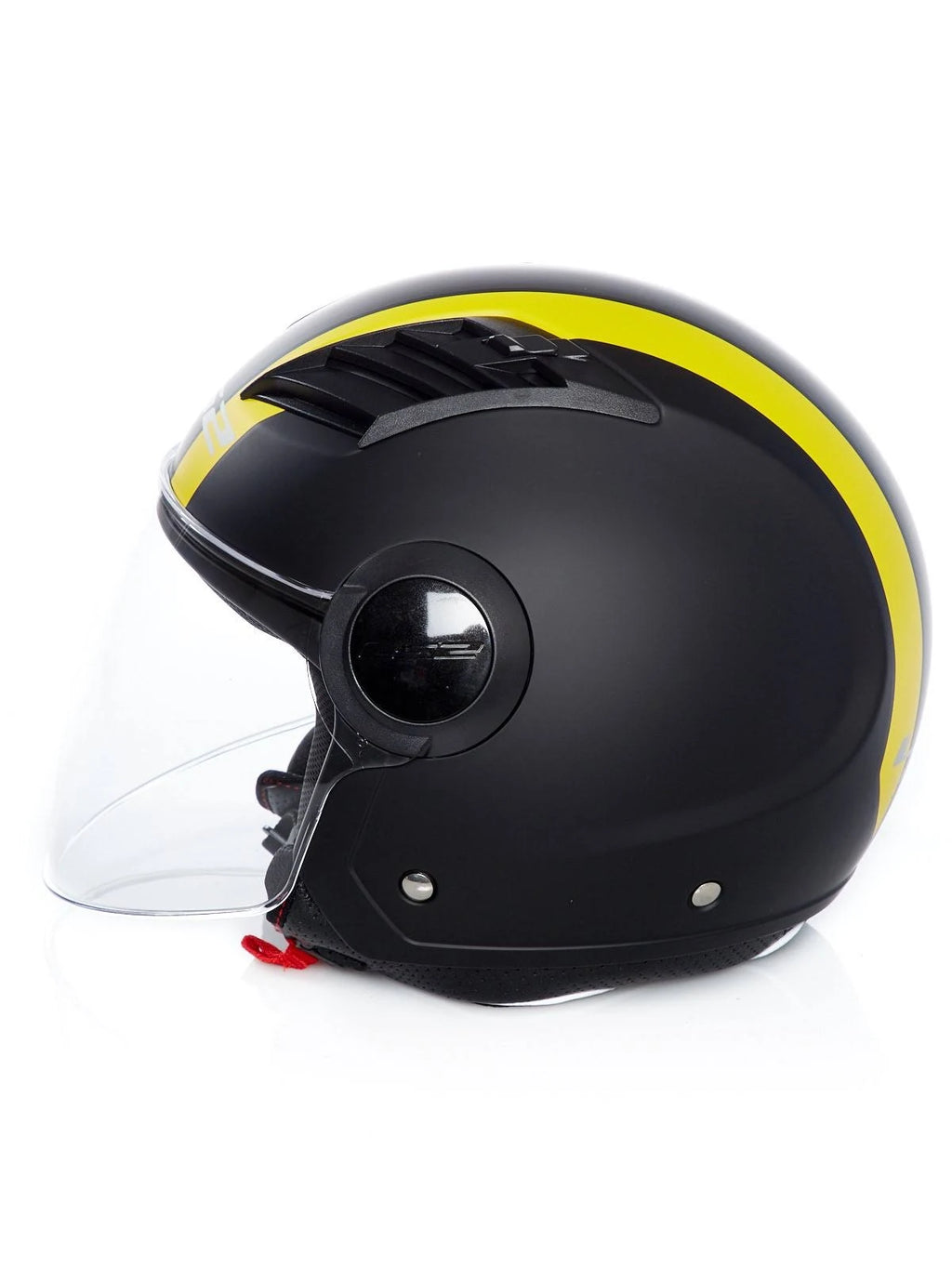 Matt-Black/Yellow Jet Helmet B741