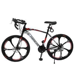 Aluminum Full Suspension Road Bike 21 Speed Disc Brakes 700c L19099