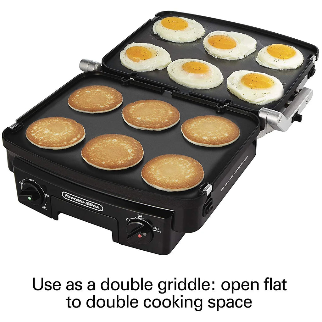 Contact Grill with Reversible Grids X52720