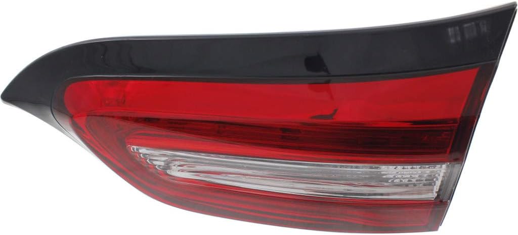 Passenger Side Inner Tail Light Assembly for Jeep Cherokee 2014-2018 O98766