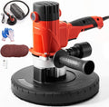 1200W Electric Drywall Sander with Carry Vacuum Bag, 6 pcs Sanding Discs Y18571