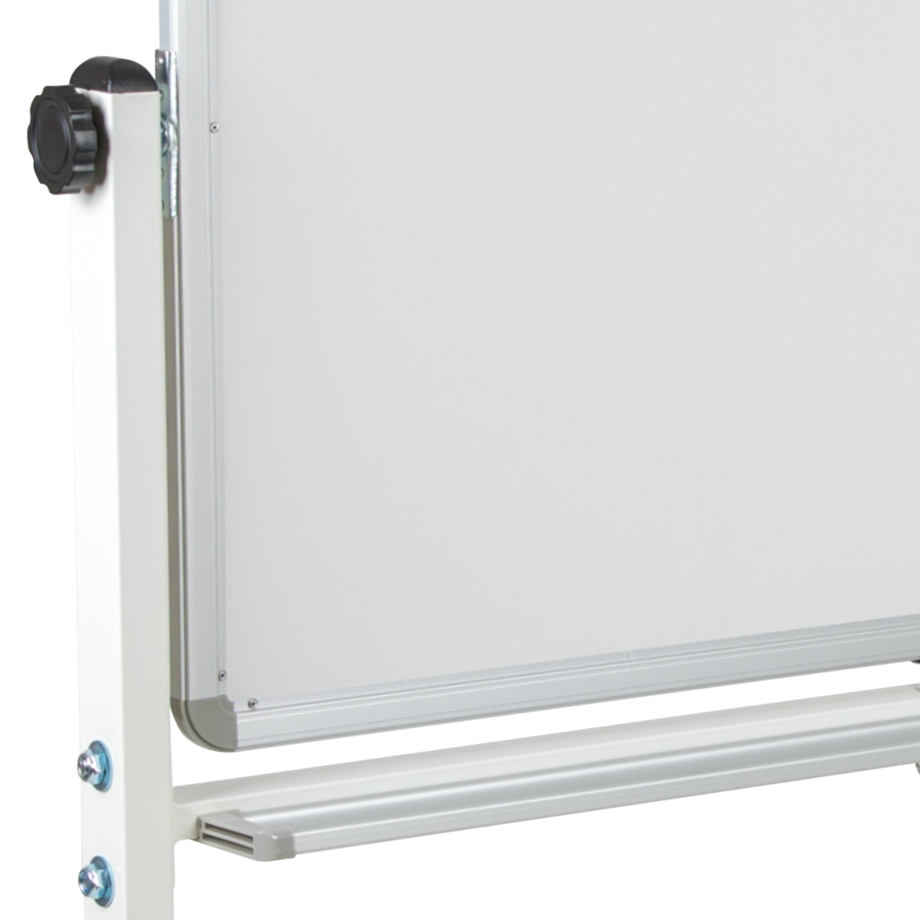 Double-Sided Mobile White Board with Pen Tray T1520
