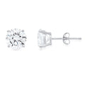 18K White Gold Diamond Stud Earrings S164406