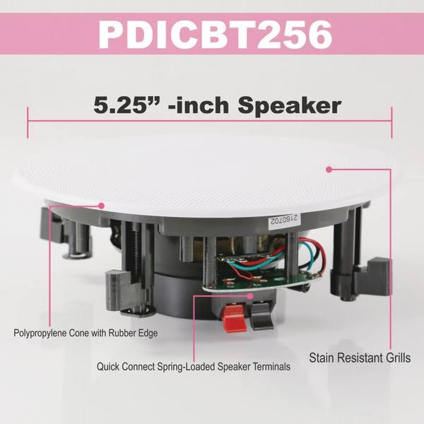 4 Pk Bluetooth Ceiling-Wall Speakers S8595