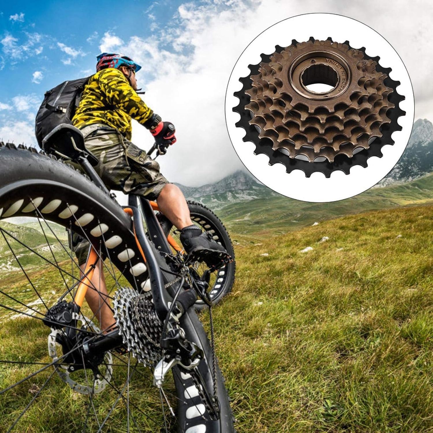 7 Speed Freewheel Cassette Sprocket for Mountain Bike K494