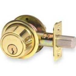Satin Nickel Single Cylinder Deadbolt S96701