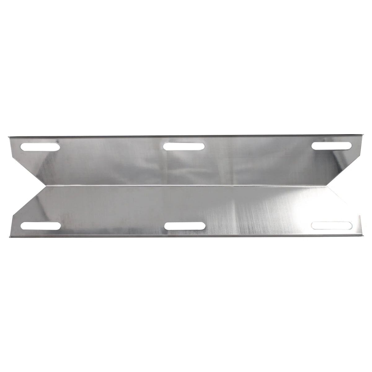 2-Pack Stainless Steel BBQ Gas Grill Tube Burner & Heat Shield Plate Replacement Parts I701