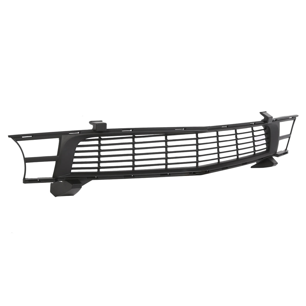Front Heritage Bumper Upper Grille Grill Mesh for 2010-2015 Chevrolet Camaro SS LT ZL1 Dark Argent P496