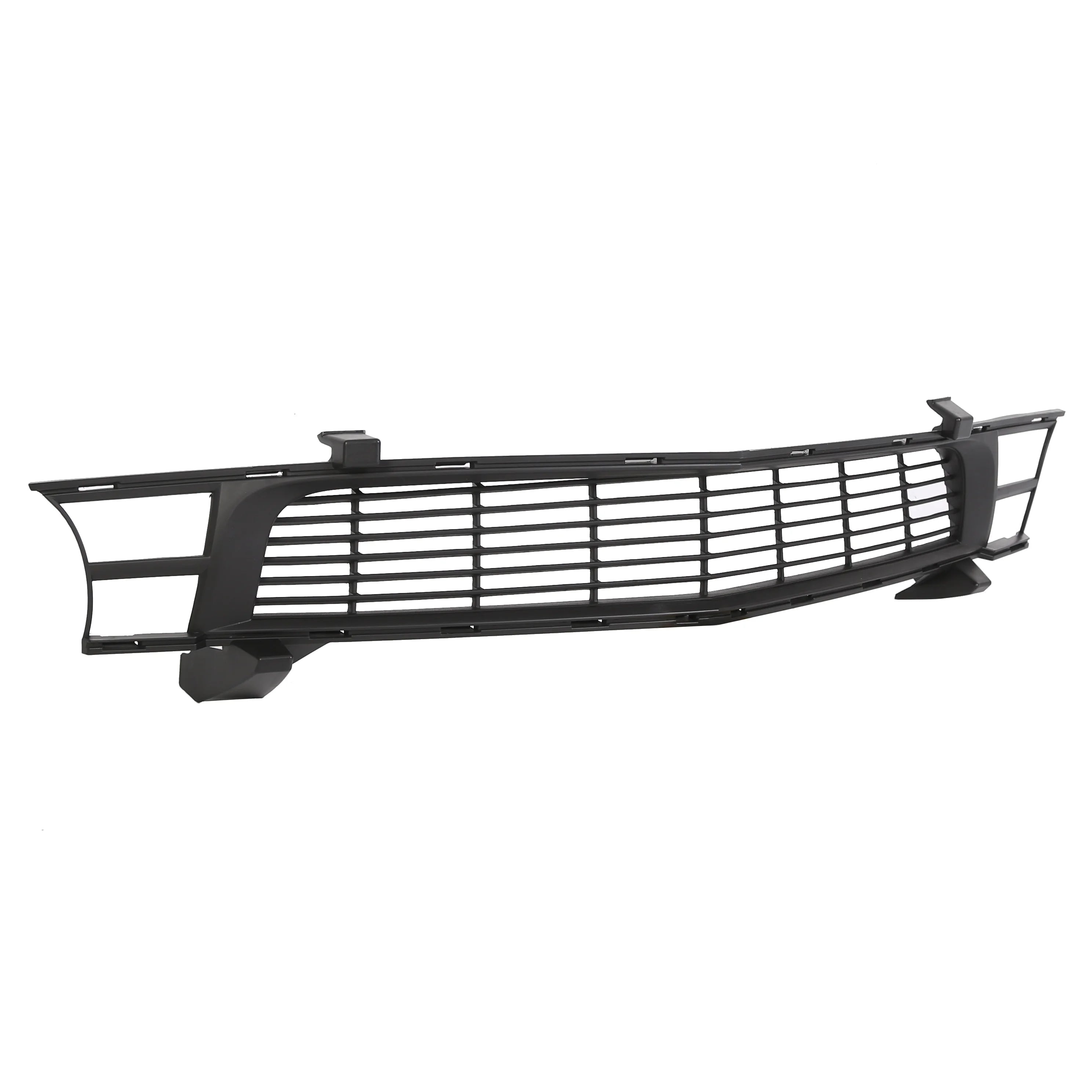 Front Heritage Bumper Upper Grille Grill Mesh for 2010-2015 Chevrolet Camaro SS LT ZL1 Dark Argent P496