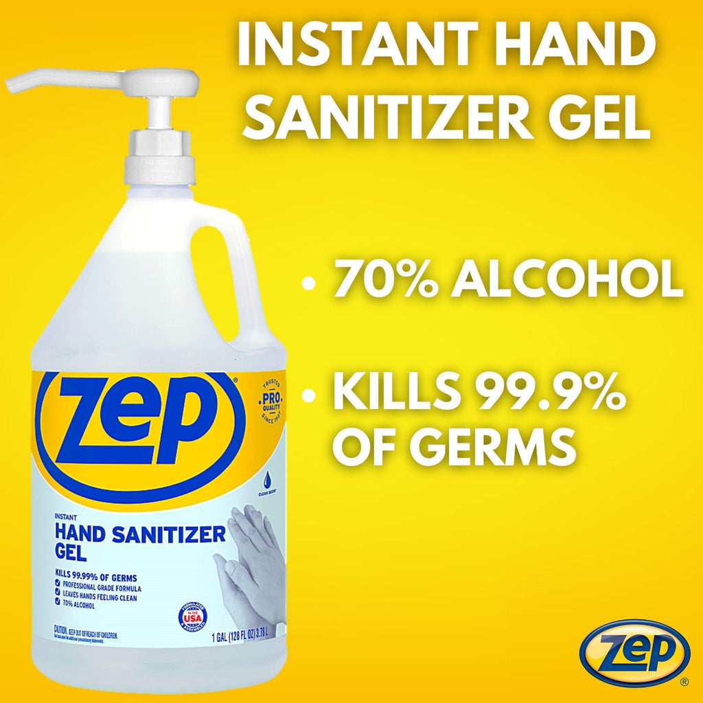 Instant Hand Sanitizer Gel 70% Alcohol 1 Gallon Case of 2 E472