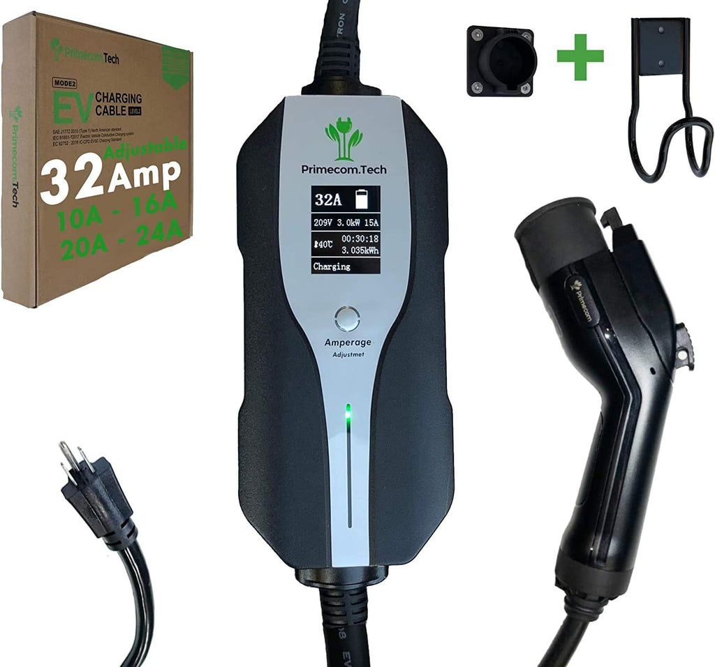 Level 2 Electric Vehicle Charger with 30Ft Cable A93738