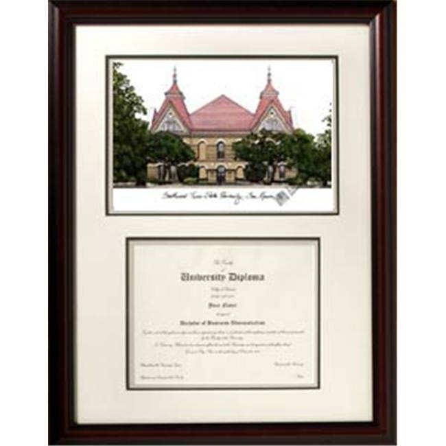 Diploma Frame Lithograph with Diploma Z52232