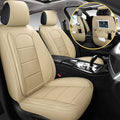 Black&Grey Leather Car Seat Covers Full Set H978895