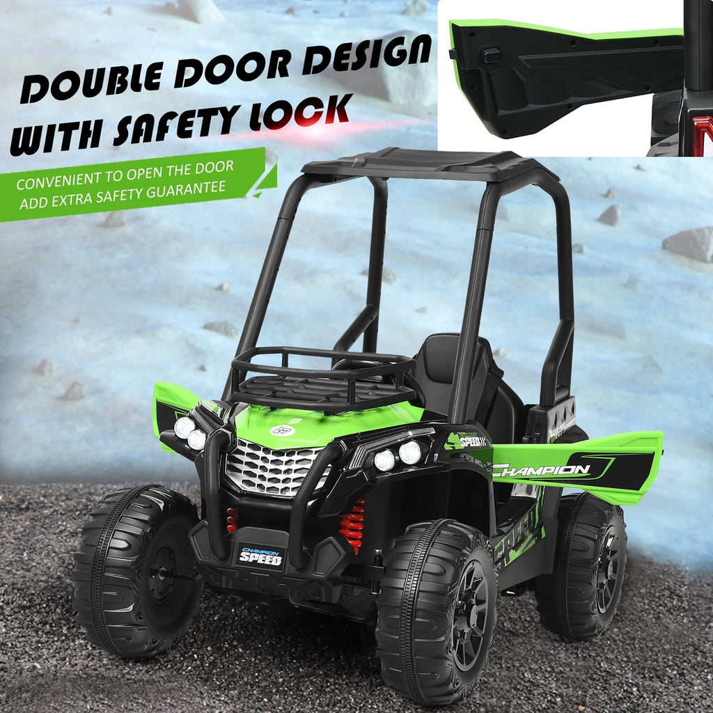 Green Black Kids Ride On UTV Truck G256