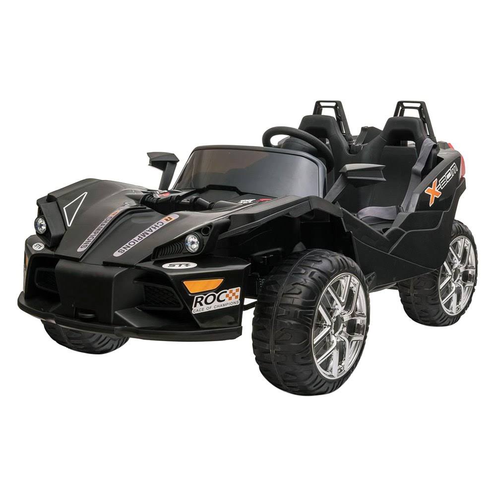 Black 12V Kids Car with 2.4ghz RC E206