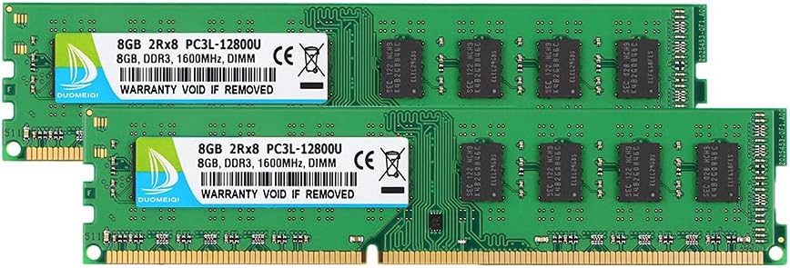 16GB (2 x 8GB) DDR3L / DDR3 1600MHz SODIMM RAM Laptop Memory Module Pack of 2 V791465