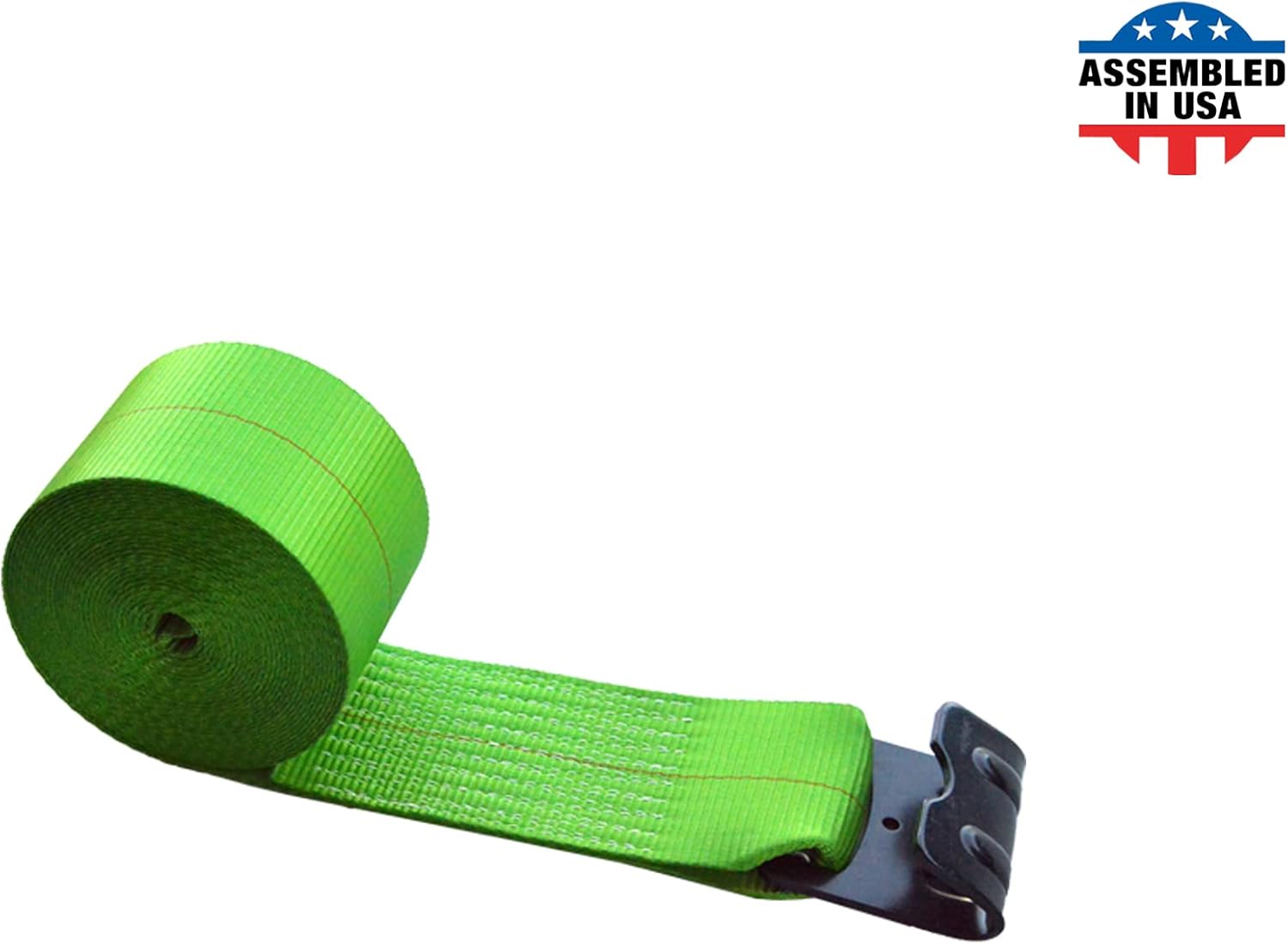 10 Red Heavy Duty Tie Down Straps with Flat Hooks C452