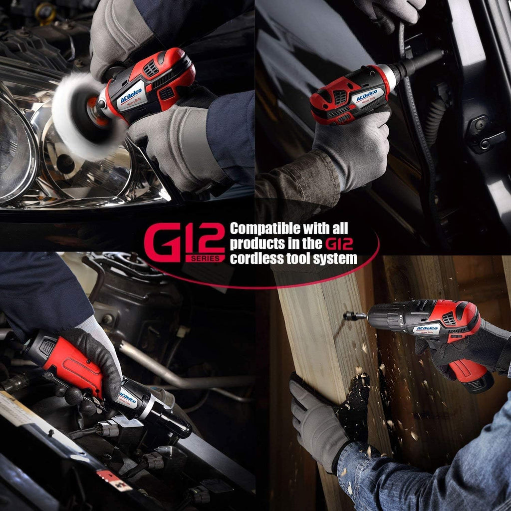 12V Cordless Li-ion 3/8” 2 Speed Compact Drill Driver Tool Kit, Pack of 2 V966118