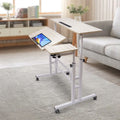 Adjustable Mobile Stand Up Desk with Footrest W621