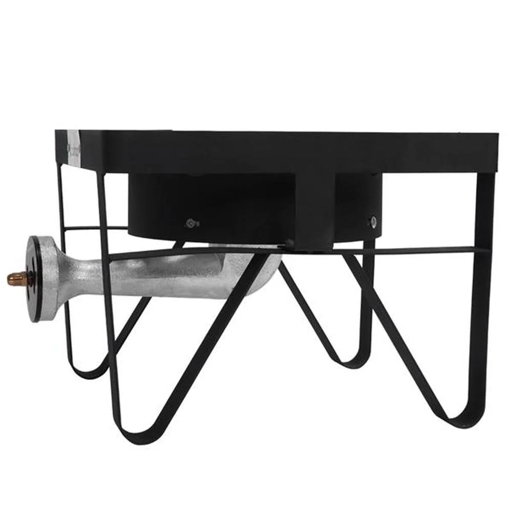 Camp Stove Outdoor Furnace With 20W BTU Head Diameter 26cm With 1.2m Leather Pipe With 0-20psig High Pressure Valve L60079