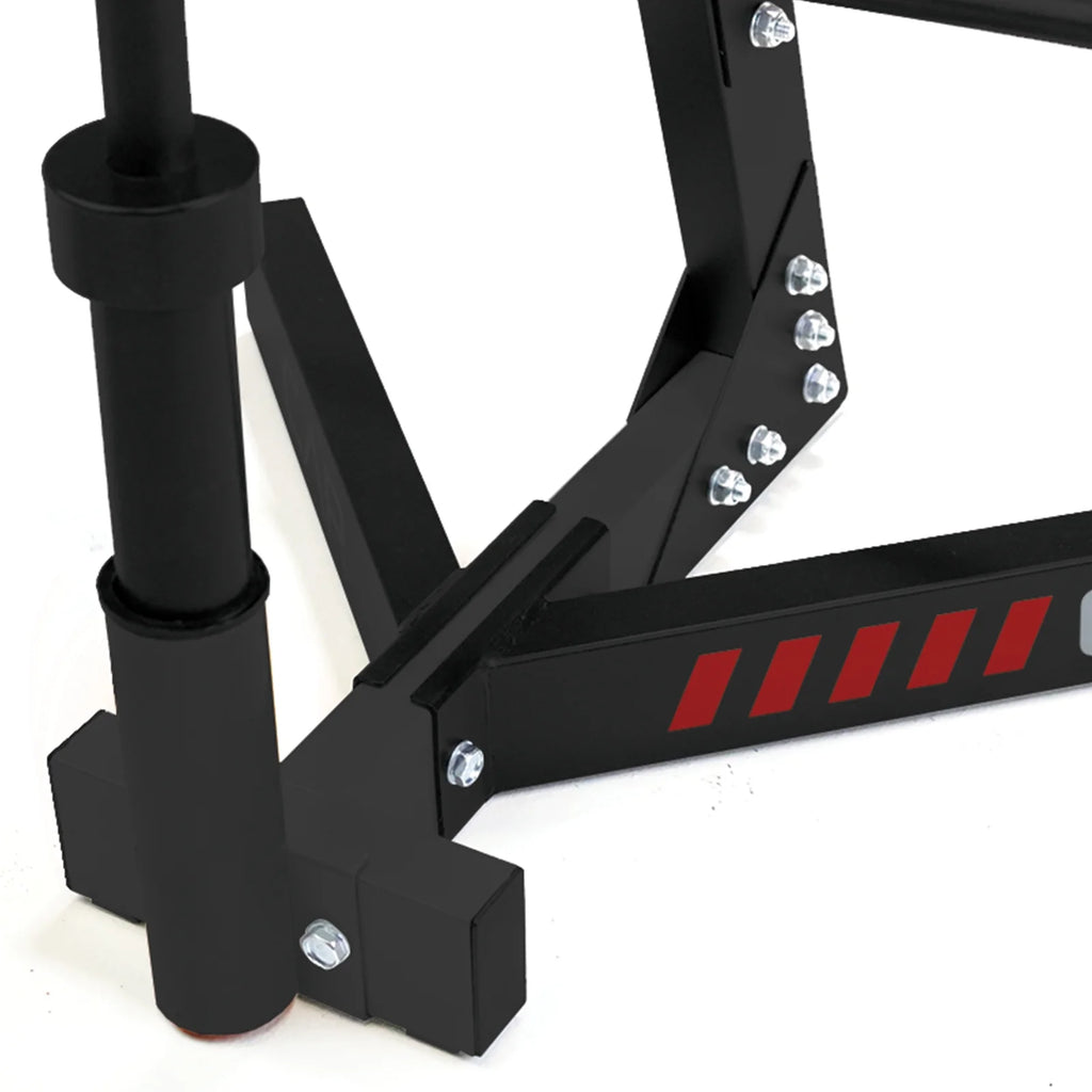 Hybrid Olympic and Standard Weight Plate Storage Rack U74247