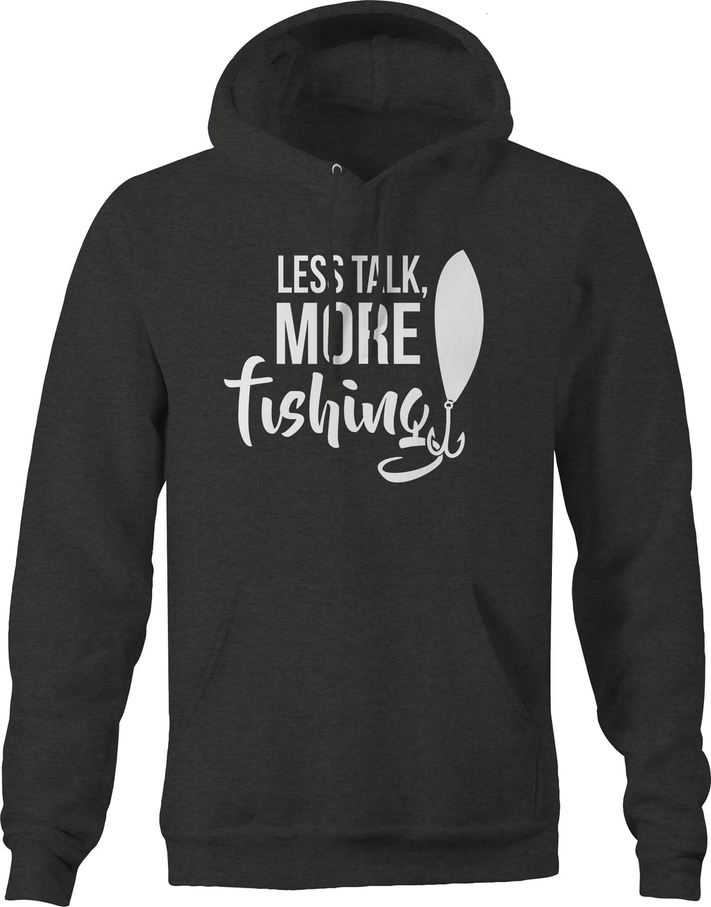 Dark Gray Fishing Sweatshirt Y5701