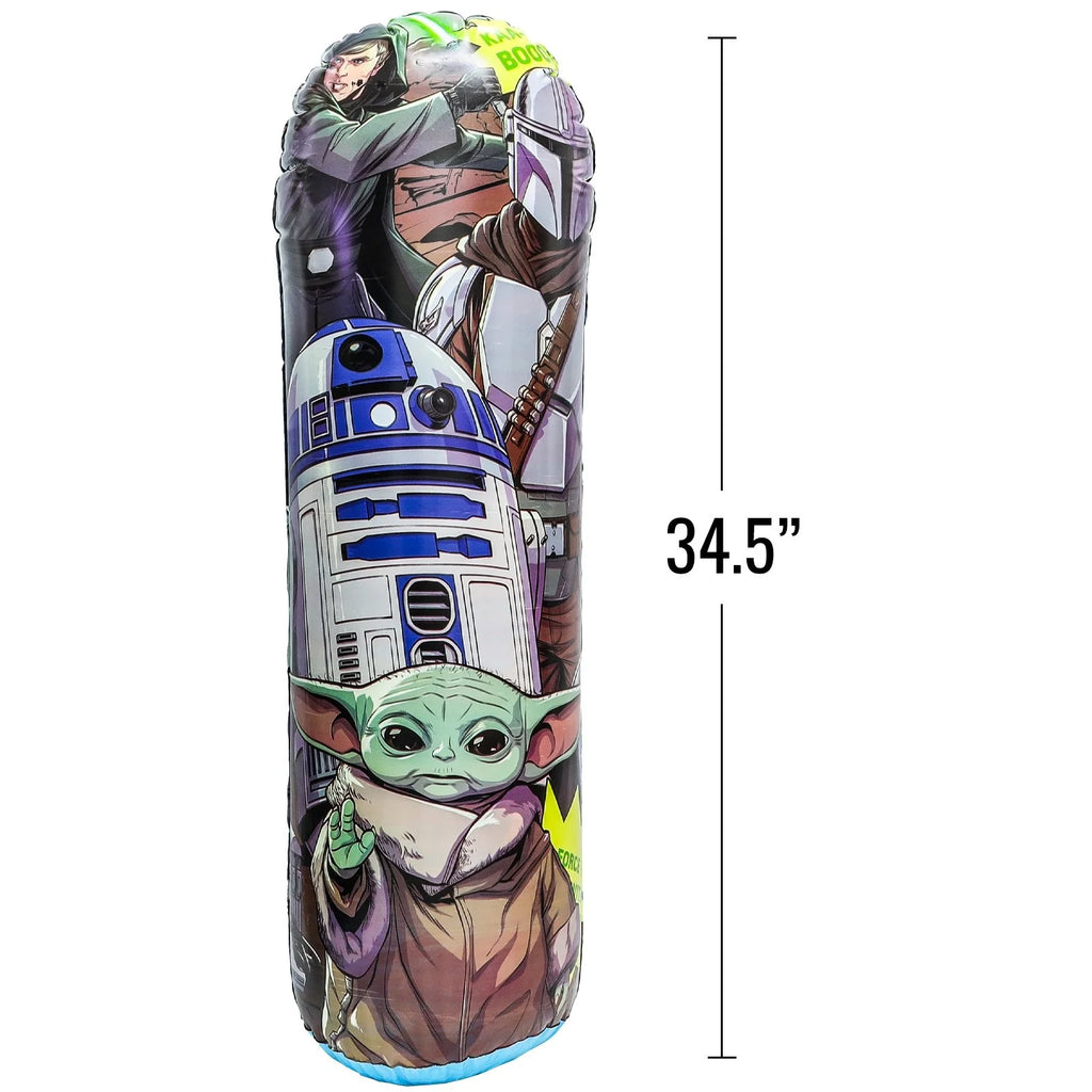 Star Wars The Mandalorian Kids Inflatable Punching Bop Bag Exercise Toy Z46519