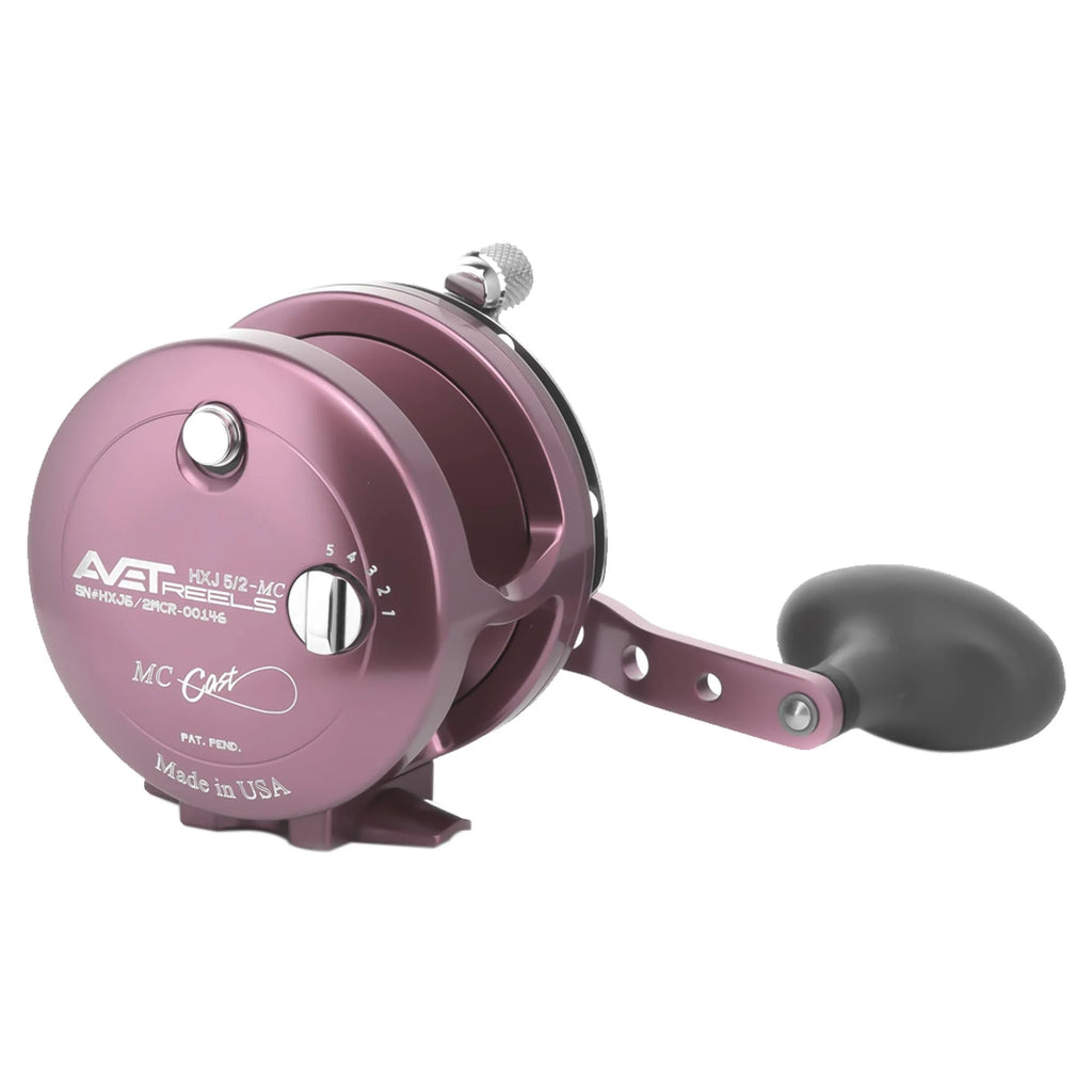 Pink Two Speed Lever Drag Casting Reel S8727