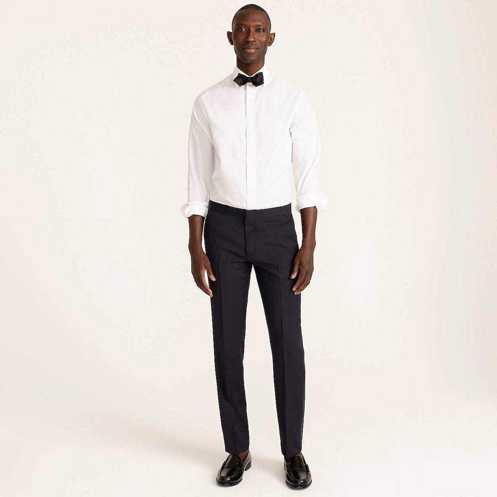 Slim-Fit Tuxedo Pant in Italian Wool U981