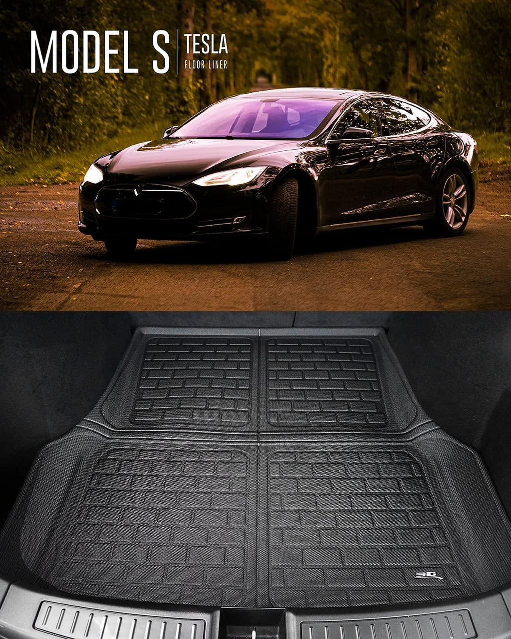 Black Rear Cargo Liner S262