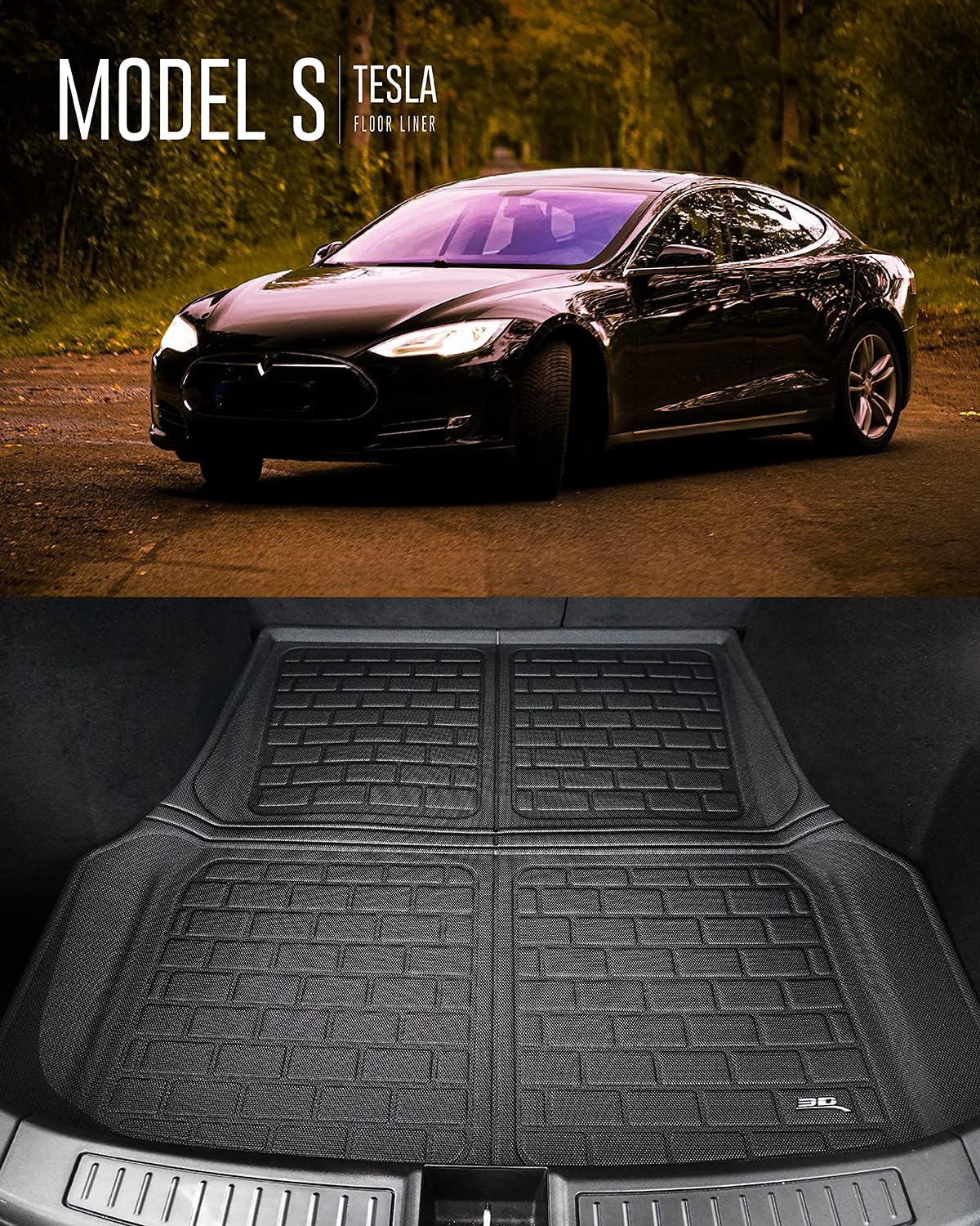 Black Rear Cargo Liner S262