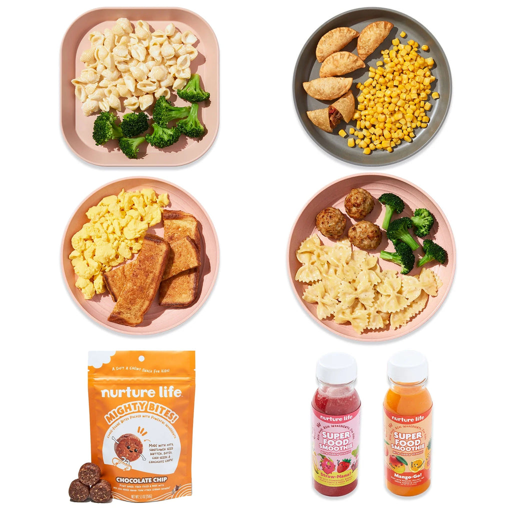 4 Kids Meals with Mac & Cheese, 2 Smoothies & a Snack F27585