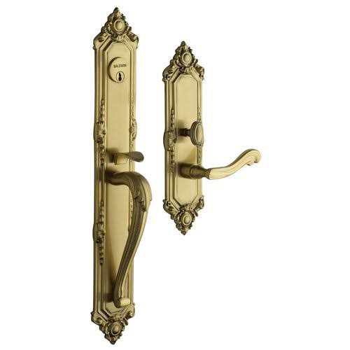 Polished Brass Single Cylinder Mortise Handleset Trim C50366