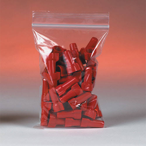 8 x 14 in. 2 Mil Reclosable Poly Bags Clear J537793