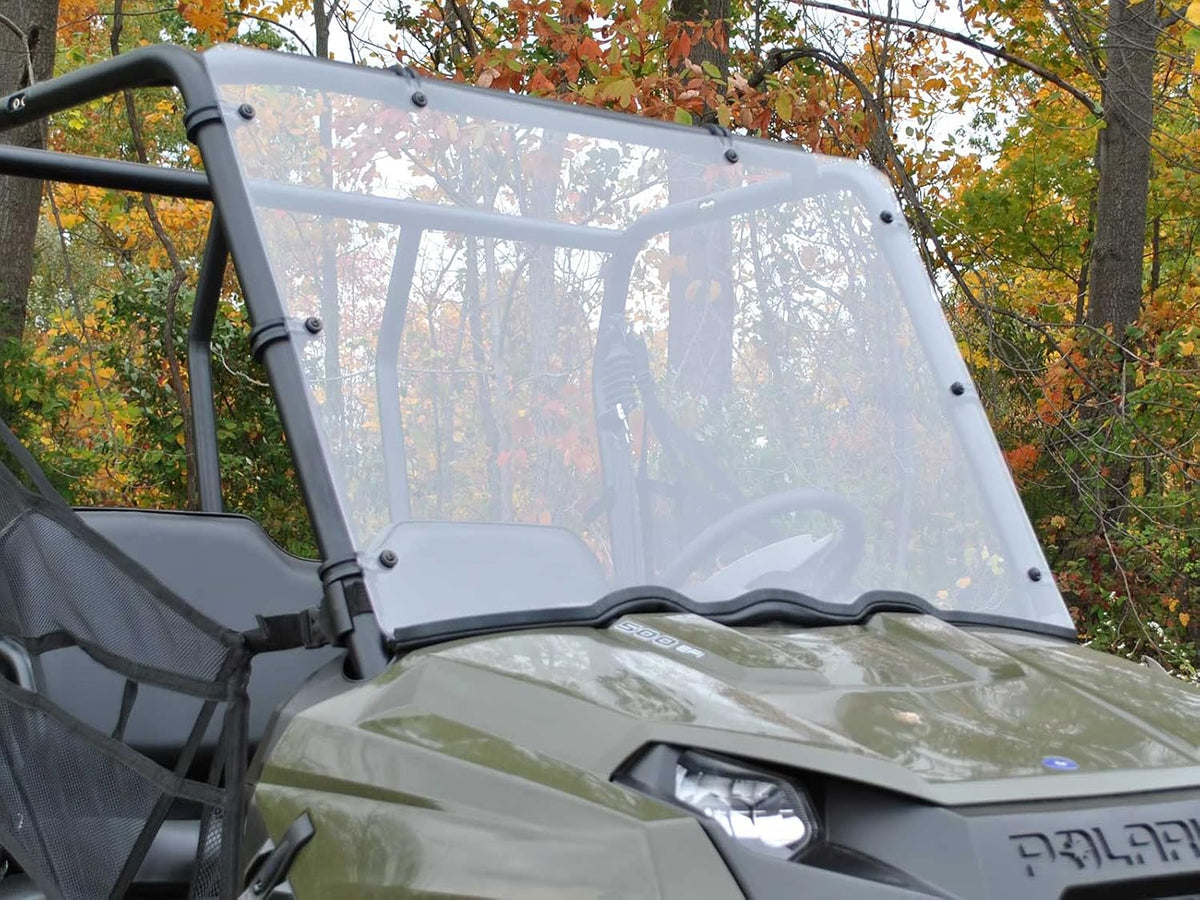 Heavy-Duty Full Windshield for Polaris Ranger Midsize 400, 1/4” Clear Polycarbonate M780287