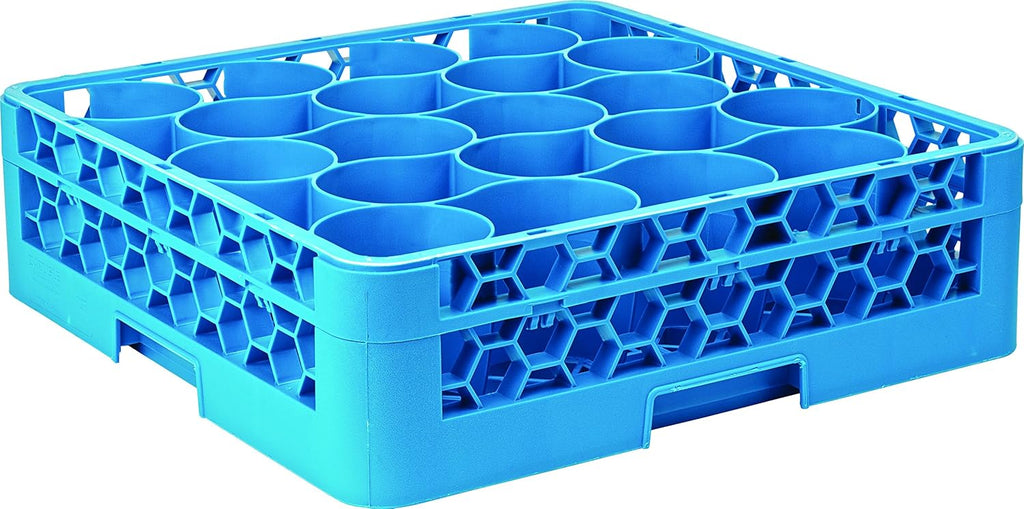 Blue Glass Rack with 1 Extender, Pack of 4 Z24958