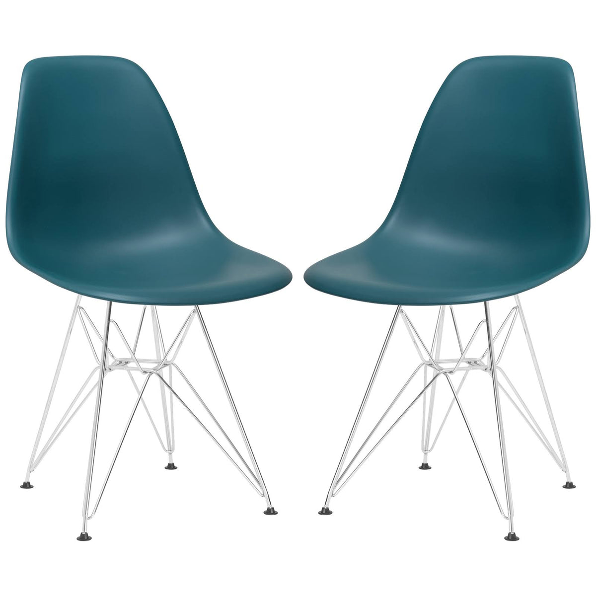Teal Side Chair Set of 2 I7199