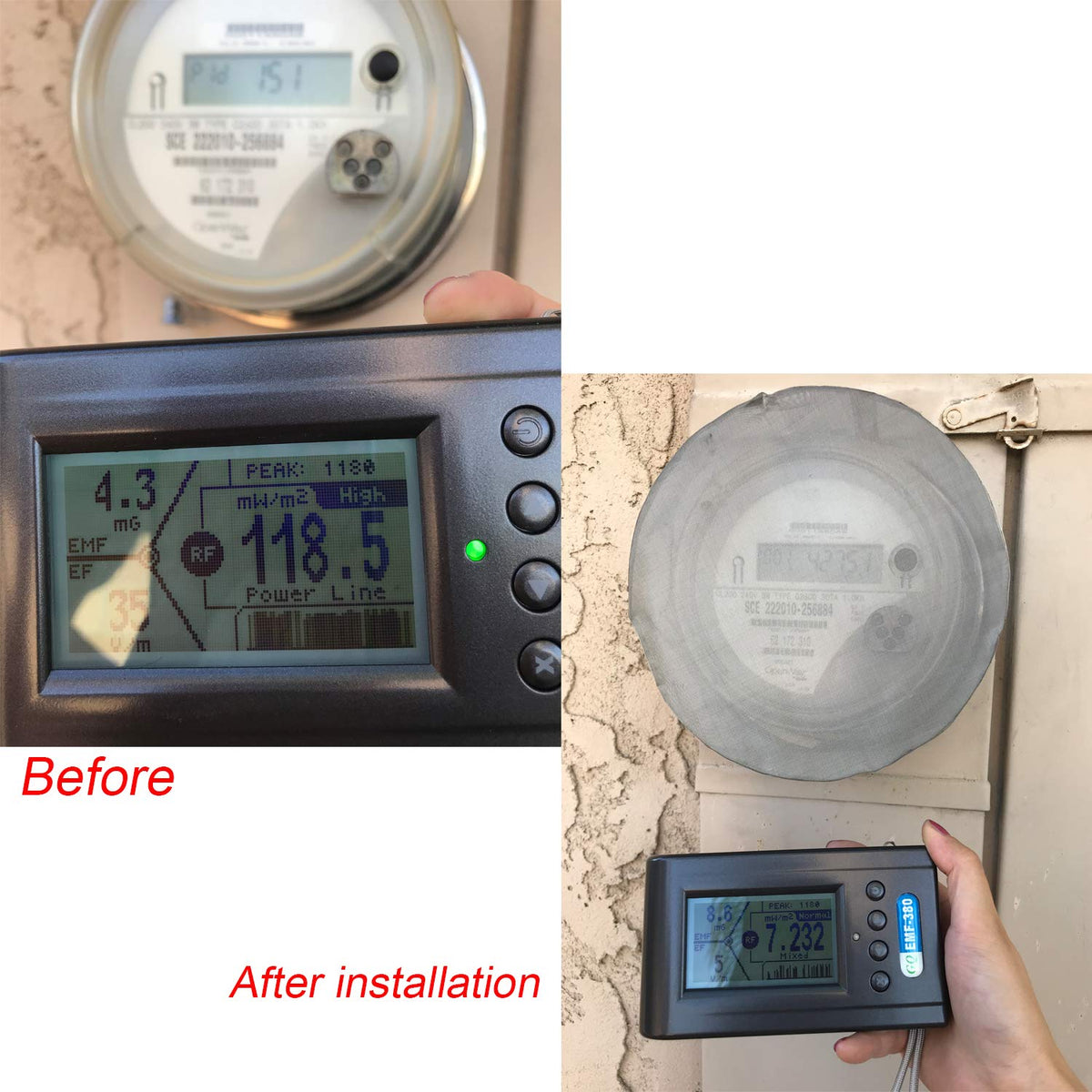 Smart Meter Cover Faraday Cage Y1430