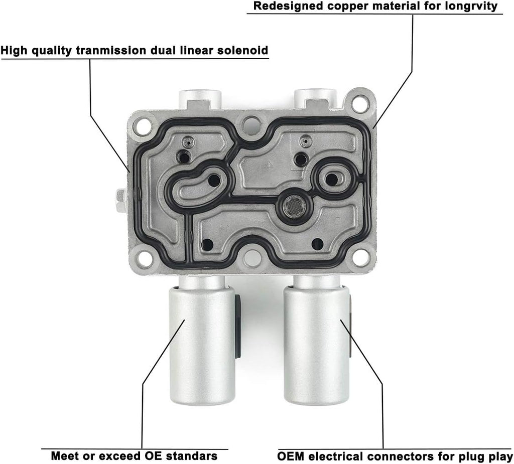 Dual Linear Solenoid Pack of 2 for Honda Civic E34359