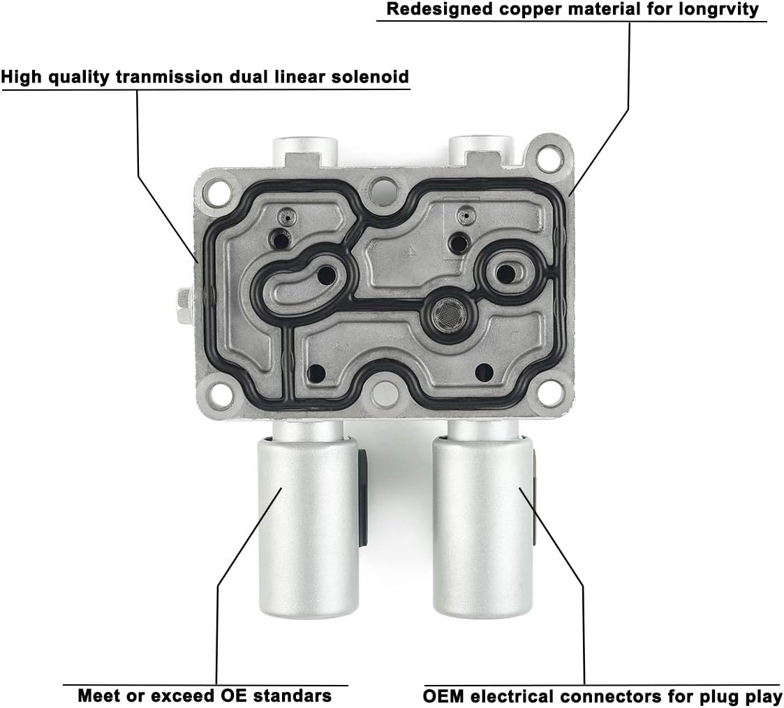 Dual Linear Solenoid Pack of 2 for Honda Civic E34359