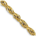 14K Yellow Gold 2.8 mm 16 in. Rope Chain G557428