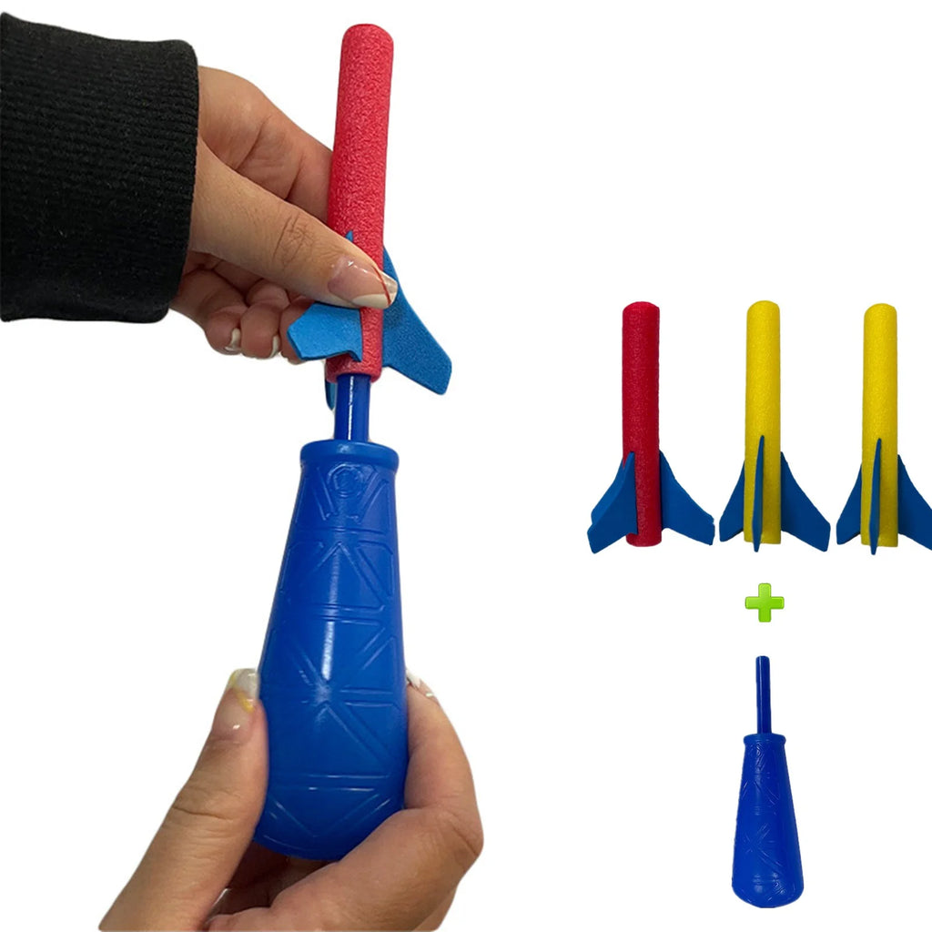 3 Foam Rockets Outdoor Toy V2943